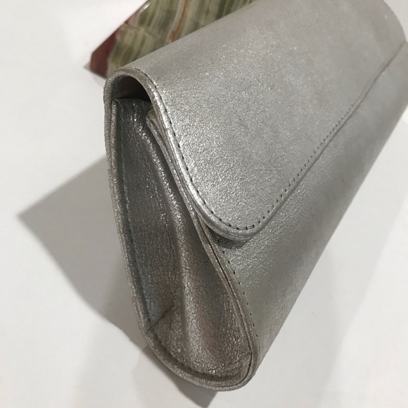 JALDA hand bag silver leather - Picture 3 of 5